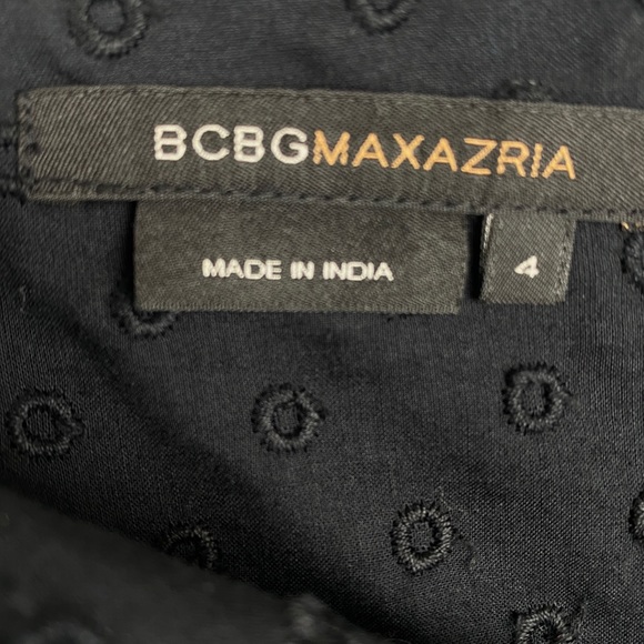 BCBG Max Azria black eyelet skirt - Picture 4 of 6